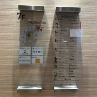 7F　①各店舗前／②エレベーターホール画像