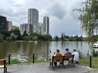 Near Shinobazu Pond (boat pond) in Ueno Park画像