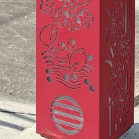 蟹江川灯籠（御葭橋付近）画像