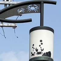 街路灯（まちなか交流センター 楽人 前）画像