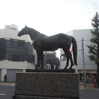 Site of Meguro Racecourse (Tournesol statue)画像