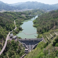 小仁熊ダム湖画像