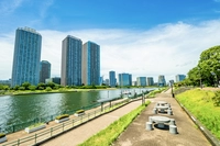 隅田川テラス越中島（越中島発着所）画像