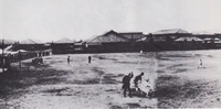 旧制和歌山中学校運動場スタンド（現：桐蔭高）画像