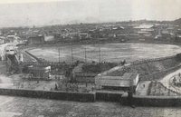 高松市立中央球場跡　野球王国高松を築いた名将 水原茂像・三原脩像画像