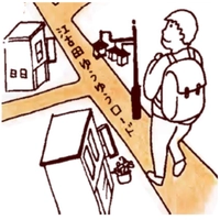江古田ゆうゆうロードはY字路連鎖のまち画像