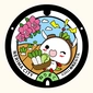 【スタンプ３個】マンホール風ラバーコースター画像